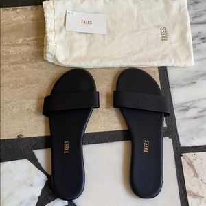 Tkees Alex Black Stone slides sandals w 9 eur 40